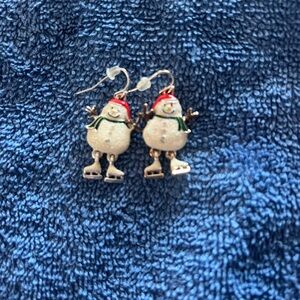 Festive Snowman Earrings